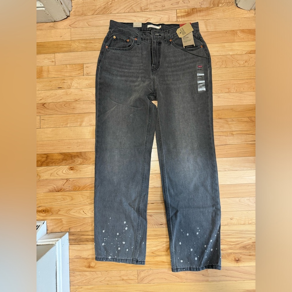 Levi’s low pro grey wash straight jeans size 29